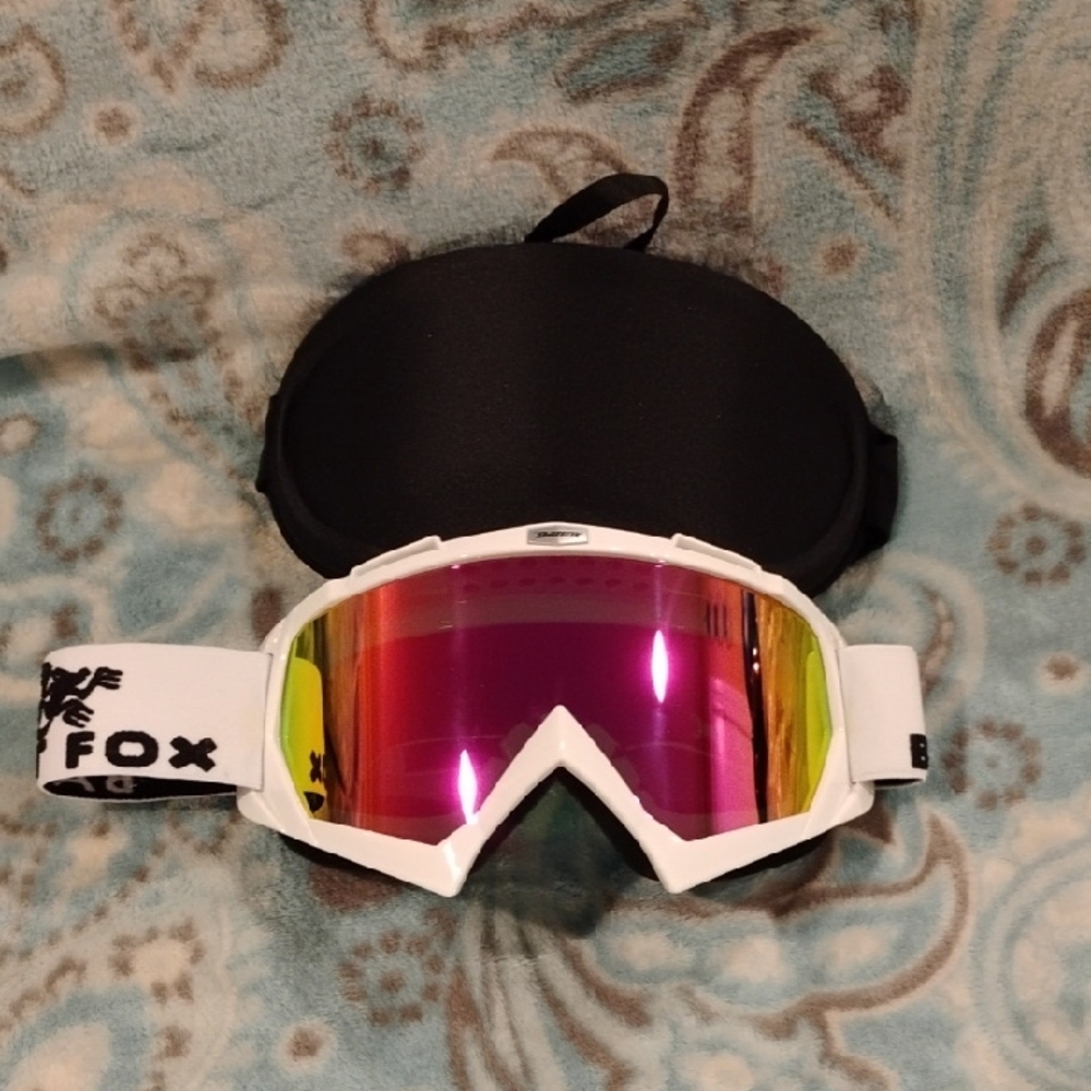 Bat Fox Motorcross Goggles With Protective Case